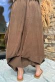 Made in Italy Dalston Needlecord Parachute Skirt Coffee Bean /9 =